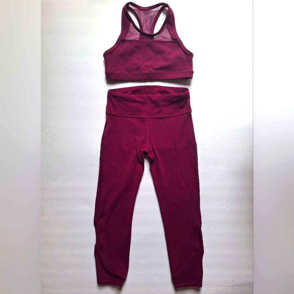Athleta‎ Speed Racer Bra & Ready Set Capri